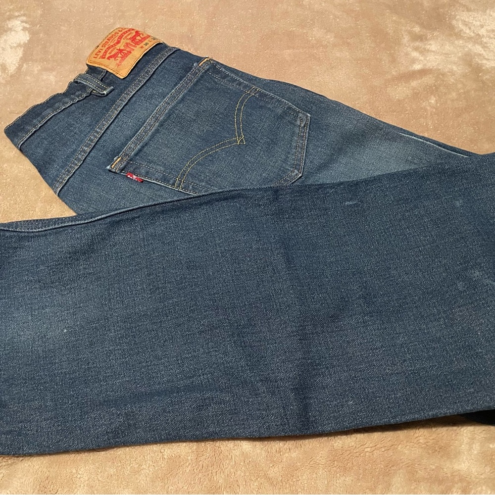 Levi's Men's Dark Blue Straight Jeans